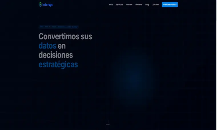 Sitio de Intersys Solutions